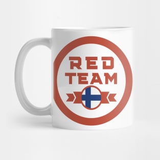 Cybersecurity Red Team Finland Gamification Badge CTF Mug